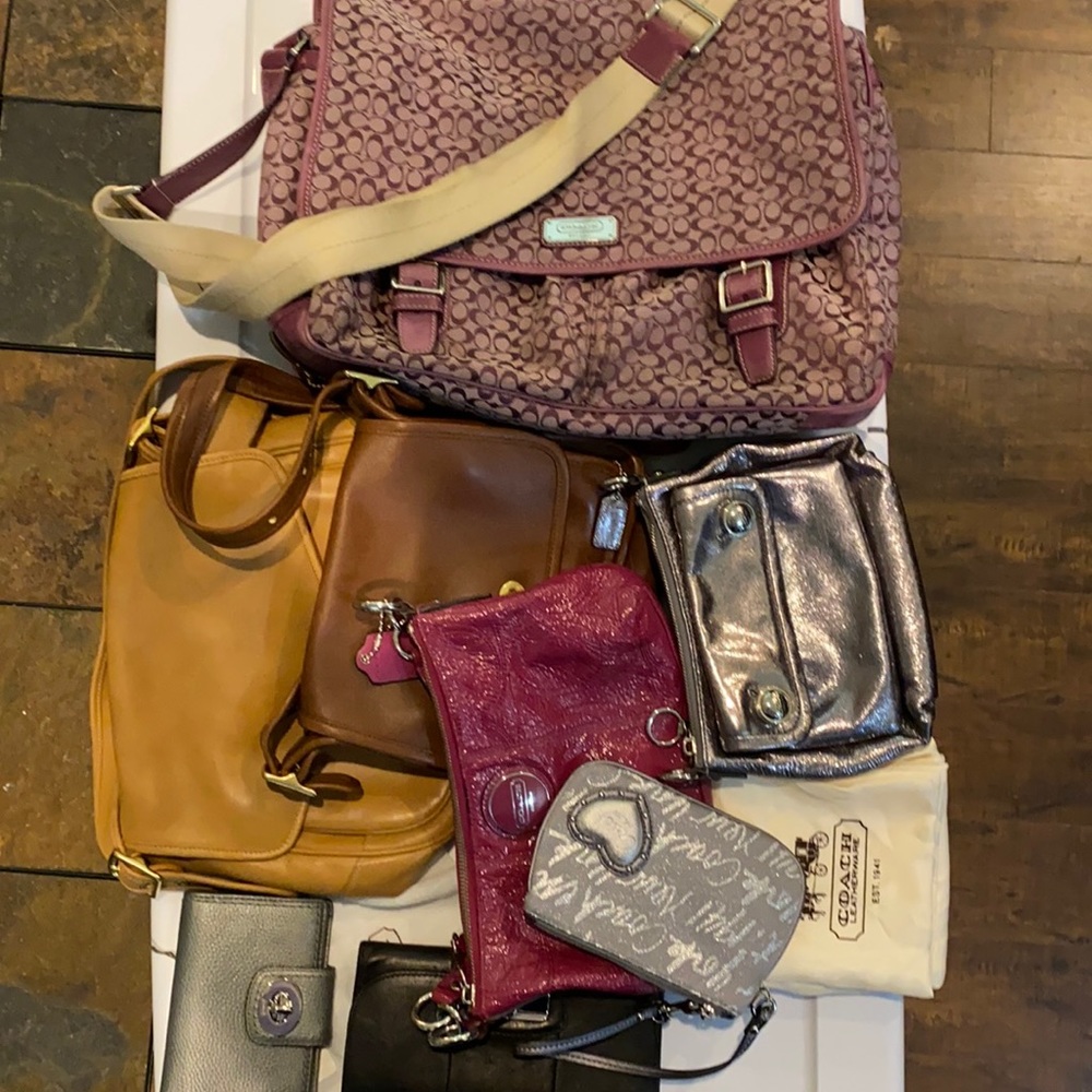 Bundle of Coach bags/wallets